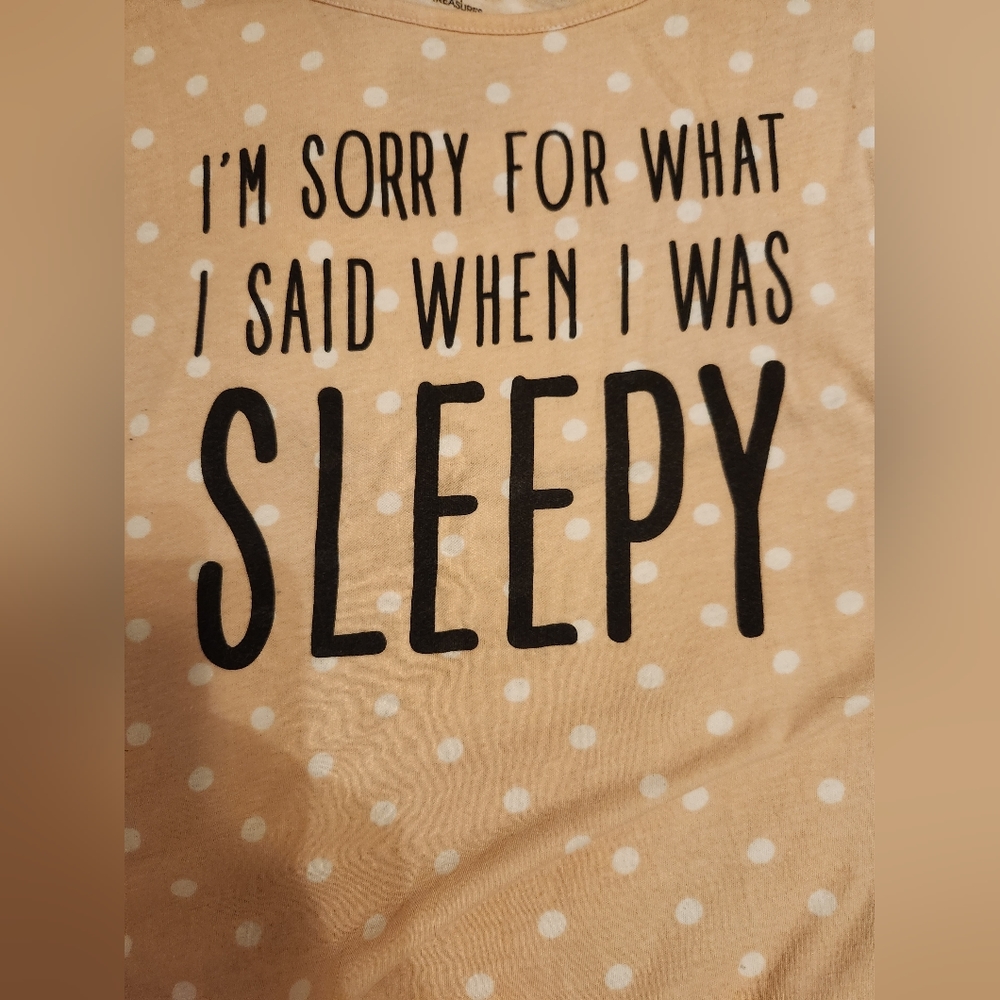 Secret treasure Sorry for what I said Nightgown Size Large - Picture 4 of 5